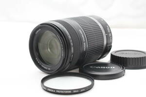 ★【限定！美品 手振れ補正付き】 Canon EF-S55-250mm F4-5.6 IS ★ 純正望遠レンズ 20240424A