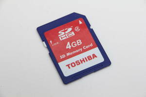 4GB SDHCカード　TOSHIBA