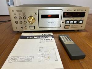 TEAC カセットデッキ　V-6030S ジャンク