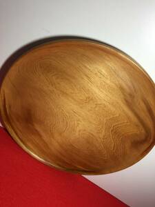 12　飾り盆 オブジェ 丸盆 世界遺産 屋久杉 無垢材 置物 盛皿 極上杢 一点物 インテリア 自然の造形美