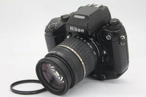 Y914 ニコン Nikon F4 Tamron AF Aspherical XR Di II LD｛IF｝18-200mm F3.5-6.3 Macro MB-21付き ボディレンズセット ジャンク