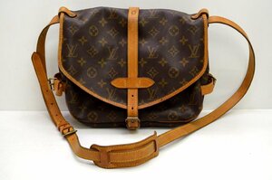 [fui]　LOUIS VUITTON ルイヴィトン モノグラム ソミュール 30 ショルダーバッグ M42256