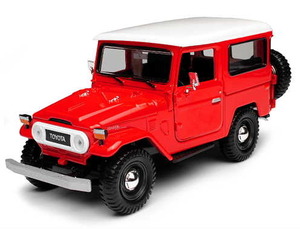 1/24 MOTOR MAX トヨタ・ランドクルーザー FJ40（レッド）ランクル40 ●