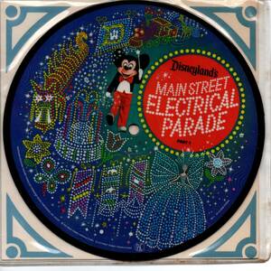 ディズニーランド　「Main Street Electrical Parade」米国盤ピクチャーEPレコード