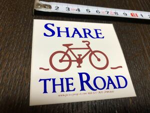 MADE IN USA 自転車 ステッカー メッセージ 環境問題 譲り合い シェア ロードバイク
