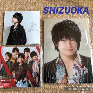 SHIZUOKA 【開封済/未再生】 中島健人　welcome to sexy zone アルバム 通常盤 CD＋会場限定ミニクリアファイル　チェンジングジャケット