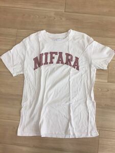 美品★mifara ミファラ tシャツ Mサイズ ホワイト 白 Mr.Children ミスチル MIFA ミファ ウカスカジー ap bank 30th半世紀 ap bank fes