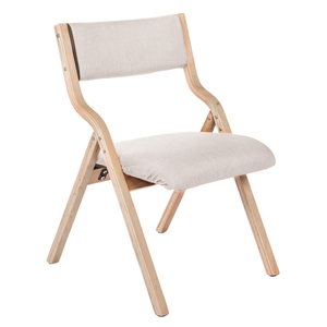 ベージュ ダイニングチェア 木製 椅子 完成品 介護チェア イス 折りたたみチェア カバー洗える リビング 