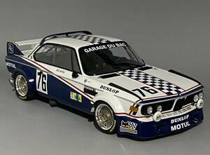 Minichamps 1/18 BMW 3.0 CSL Garage Du Bac Motul Oil #76 ◆ 24h Le Mans 1977 (IMSA Class) ◆ 1 of 450 pcs ミニチャンプス 155 772576
