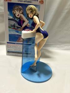 渡辺 曜 スク水 フィギュア With Fans! ラブライブ! サンシャイン!! Blu-rayジャケットVer. 1/7スケール 開封済み 特典のCD無し