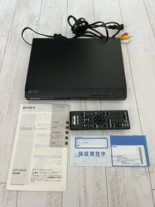 新品　SONY DVDプレーヤー DVD CD 箱無し　2023年製　DVP-SR20 ソニー　黒　ブラック　薄型　保証書　説明書　未使用