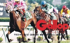 ●Gallop ワコーチカコ 函館記念テレカ