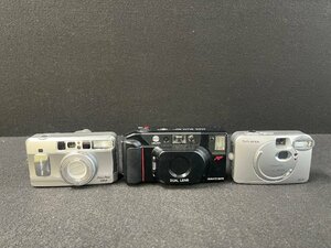 KF0605-17I　ゆうパック着払い　フィルムカメラ/デジタルカメラ 3台 まとめて FUJIFILM 120V/MINOLTA MAC-DUAL/FUJIFILM A201