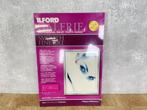 新品未開封 ILFORD GALERIE 100％コットンインクジェットファインアートペーパー A3+ （329×483mm×10枚）/C4-8083在