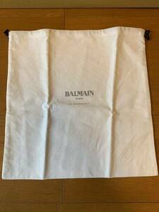 正規 BALMAIN バルマン 付属品 シューズバッグ 保存袋 白