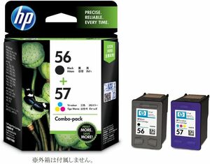 HP 56/57 黒・カラー2個パック CC629AA Deskjet 450cbi 5160 5550 5551 5650 5850 Officejet 5510 6150 PSC 1210 1315 1350