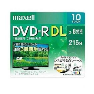  マクセル 録画用 DVD-R DL（CPRM対応）2枚
