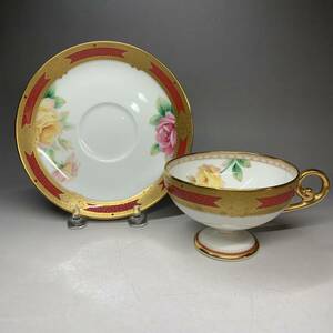 高級ライン Noritake ノリタケ 100th Anniversary 100周年記念 カップ＆ソーサー 金彩 洋食器 オールドノリタケ コーヒーカップ 美術