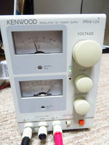 KENWOOD ケンウッド 直流安定化電源 PR18-1.2A　通電確認のみ