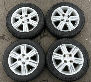 送料無料 155/65R14 75Q（YOKOHAM ） ice GUARD iG60 ダイハツ純正アルミホイール付き PCD100 14×4.5J インセット45 ハブ径54 ４本 C.81