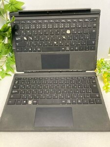 2つまとめ 現状 Surface Pro 5 、6、7 タイプカバー ブラック Model:1725 Type Cover キーボード Y9