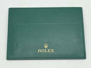 ROLEX ロレックス　本物　新型カードケース