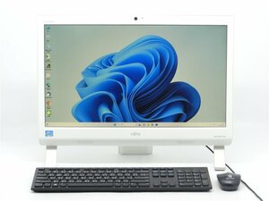 中古 一体型パソコン Windows11+office FMV　FH53/S core i7-3632QM/新品SSD512GB/メモリ8GB/無線内蔵/USB3.0/21.5インチ　送料無料