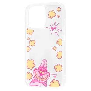 iPhone 13Pro ケース ディズニー チェシャ猫 ハイブリッドカバー クリア 透明 保護 可愛い かわいい おしゃれ オシャレ キャラ
