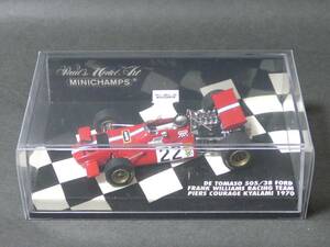 未展示 1/43 1970 Frank Williams Racing Team De Tomaso 505/38 Ford P.COURAGE #22 ウィリアムズ F1 MINICHAMPS PMA ミニチャンプス