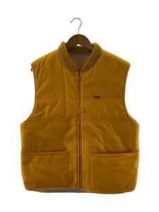 Supreme◆Sherpa Fleece Reversible Work Vest/ベスト/M/ナイロン/YLW/無地