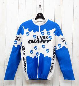 古着卸＊RETRO CYCLING レトロサイクリング ＊UVEX BIKE STYLE ウベックス ＊ウィンタージャケット 4/L＊イタリア製 ＊TEAM GIANT