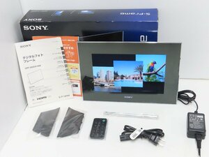 80☆ SONY デジタルフォトフレーム X1000 ブラック DPF-X1000　使用少　美品◆0403-056