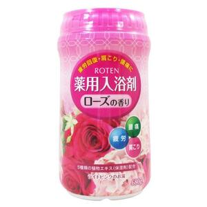 薬用入浴剤 日本製 露天/ROTEN ローズの香り 680gｘ３個セット/卸/送料無料
