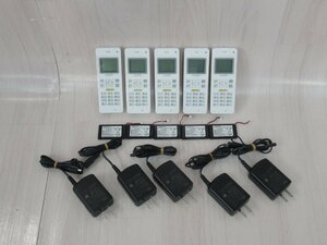 Ω YJ 065 保証有 日立 HITACHI デジタルコードレス電話機 HI-D7PS 電池付 14年製 綺麗目 初期化済 5台セット 祝10000！取引突破！