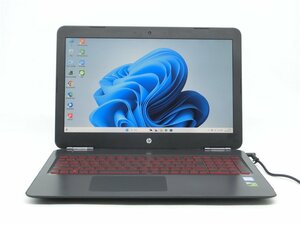 Win11H/カメラ内蔵/15型フルHD/ノートPC/高速SSD256GB/16GB/i5　7300HQ/HP　15-ax250TX　GTX1050　新品無線マウス　WPS office2搭載