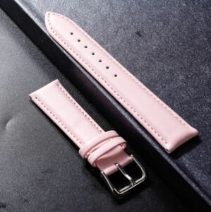 腕時計 ベルト ピンク 18mm 交換工具&バネ棒付 牛革 メンズ レディース