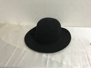 美品本物カシラCA4LA×アンディウォーホルAndy Warholウールポーラハット帽子黒ブラックビジネススーツメンズレディース日本製