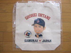 新品　未使用　WBC 侍ジャパン　　16 大谷翔平　野球　ワールドベースボールクラシック　2023 未開封　トート　トートバッグ 