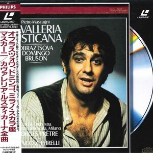 LASERDISC プラシド・ドミンゴ マスカーニ カヴァレリア・ルスティカーナ全曲 日本語字幕版 PHLP6802 PHILIPS /00600