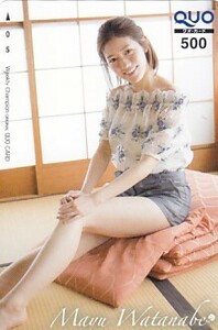 ■H16 AKB48 渡辺麻友 少年チャンピオン QUOカード500円