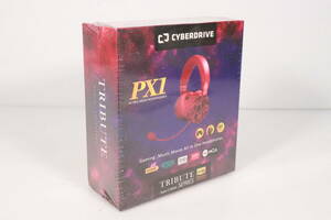 1円～★未開封・未使用品★グランプレ CYBERDRIVE PX1 ハイレゾ ヘッドホン TRIBUTE レッド 320g ヘッドフォン GRANPLE S294