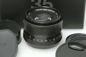 美品｜富士フイルム XF35mm F1.4 R CA01-T1365-2A5 FUJIFILM Xマウント ミラーレスカメラ用 標準単焦点レンズ