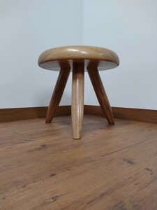 furniture-worker-craftman stool！！　オークナチュラル　無垢ヴァーサタイルスツール!!未使用品！！