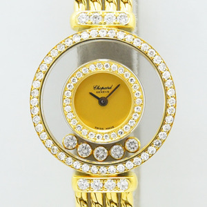 ショパール 時計 レディース Chopard ハッピーダイヤモンド 20/5180 クォーツ YG イエローゴールド ゴールド 軽仕上げ