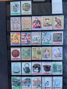 70708-3使用済み・第1次伝統的工芸品シリーズ切手・27種