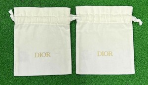 ★2枚セット★ Christian Dior ディオール 巾着袋 保存袋 NO.５９９
