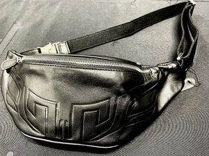 GRIT LEATHER WAIST BAG "FLY" Designed by LTDR ウエストバック カバン 小物入れ 格闘技ブランドが作るアパレル