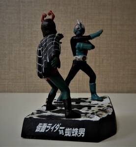 （送料無料 中古 フィギュア）仮面ライダー 対 蜘蛛男 怪人 名鑑 コレクション 特撮 昭和 レトロ