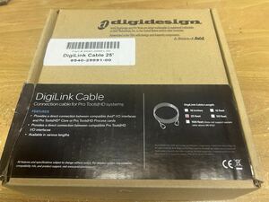 AVID digidesign DigiLink Cable 25ft 未使用　長期ストック品