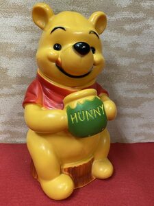 1970s プーさん 大きな貯金箱 2 ビンテージ ディズニー